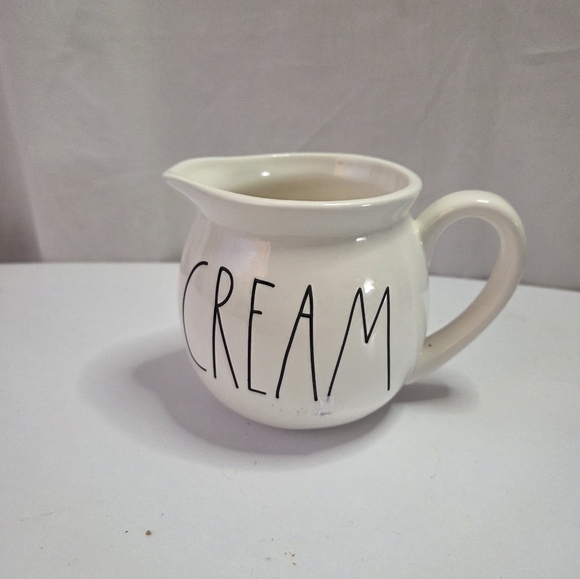 Rae Dunn creamer large letter Cream - Picture 1 of 4